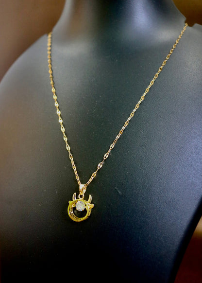 Bovine Charm Necklace