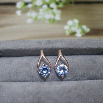 Crystalline Chic Stud Earrings