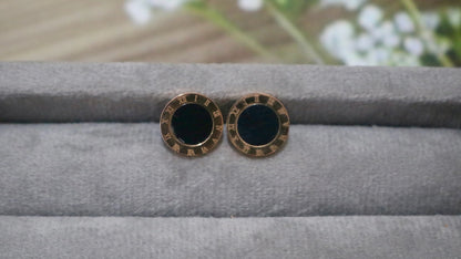 Roman Numeral Stud Earrings