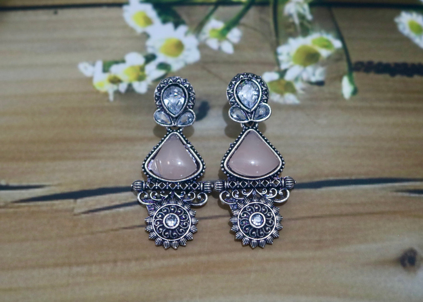 Rose Quartz Earrings