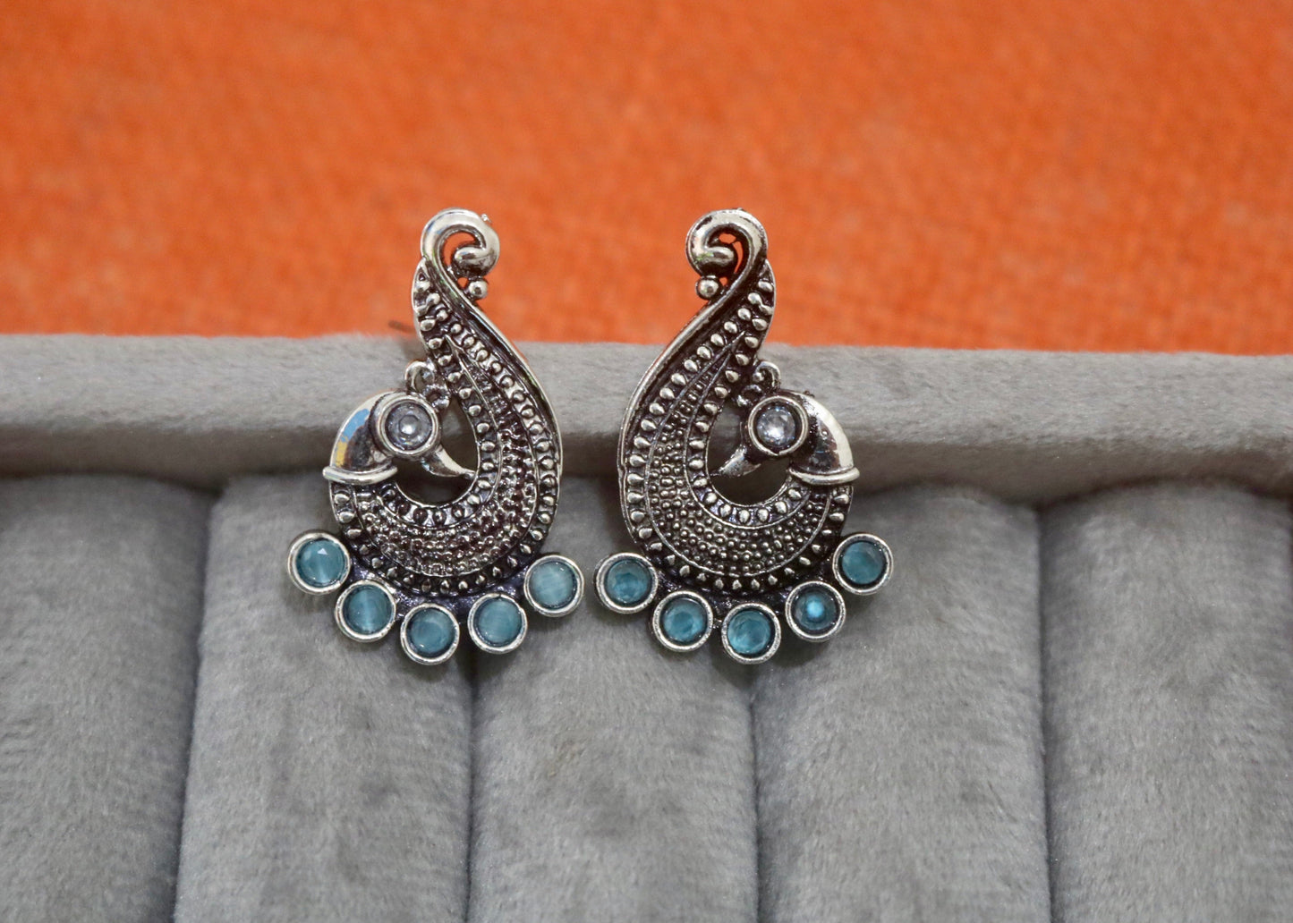 Pretty Peacocks Stud Earrings