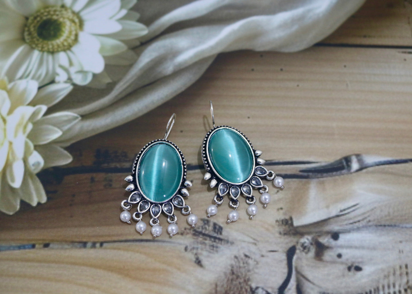 Green Treasure Earrings