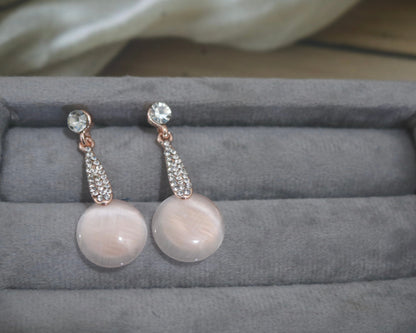 Ethereal Moonstone Earrings