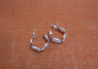 White Wishes Ring Earrings