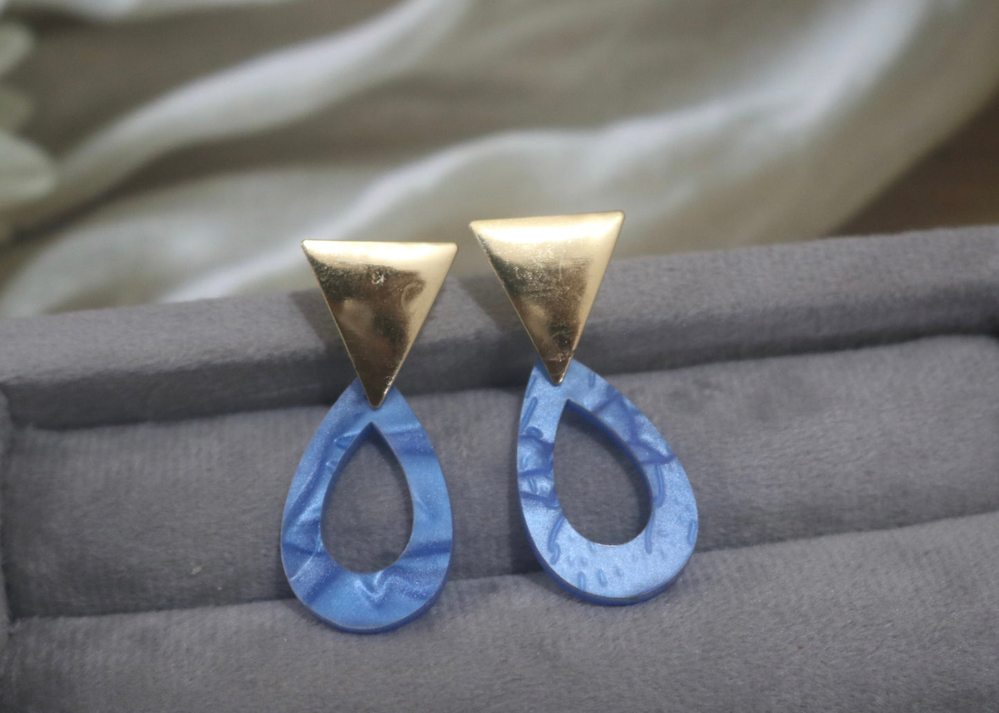 Blue Blaze Earrings