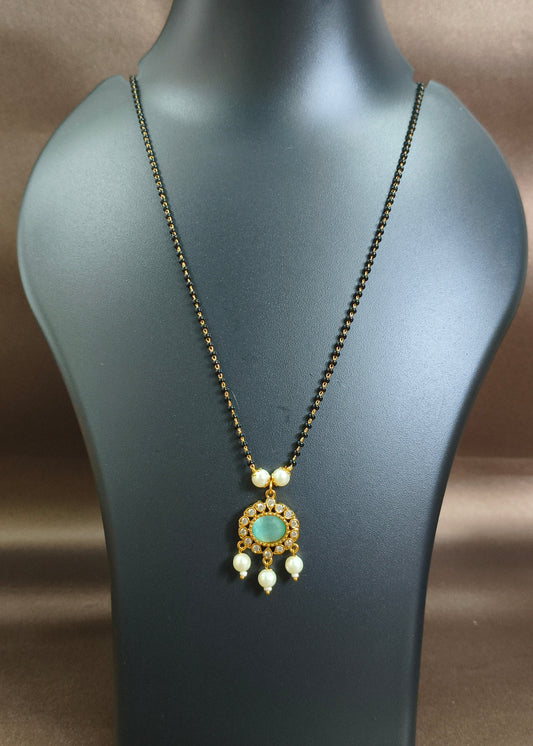 Azure Elegance Mangalsutra