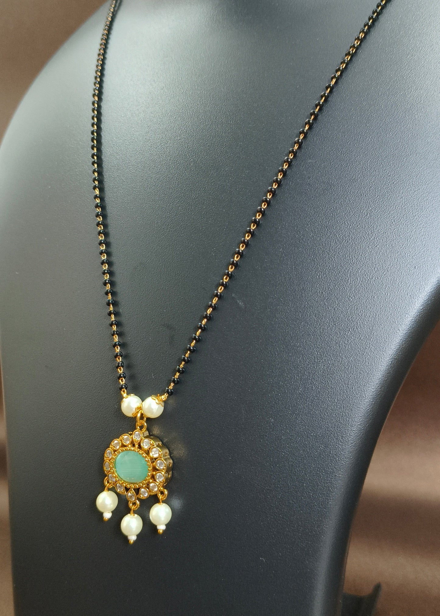 Azure Elegance Mangalsutra