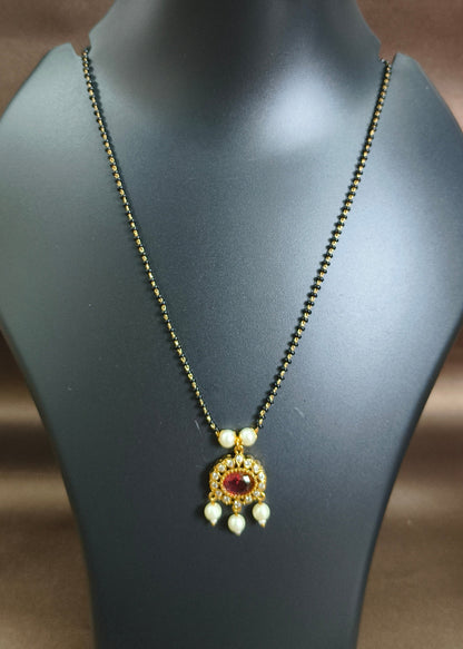 Crimson Charm Mangalsutra