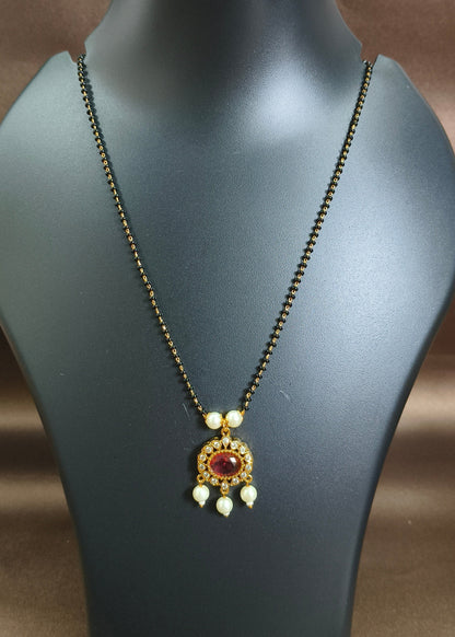 Crimson Charm Mangalsutra