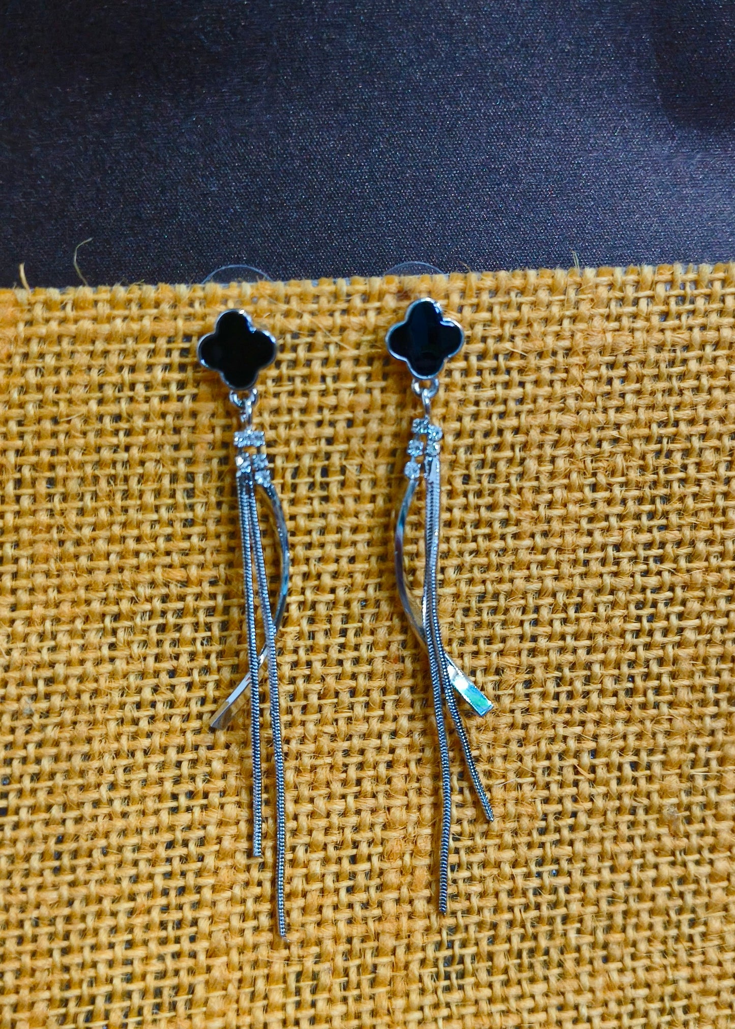 Chain Charm Drop Earrings