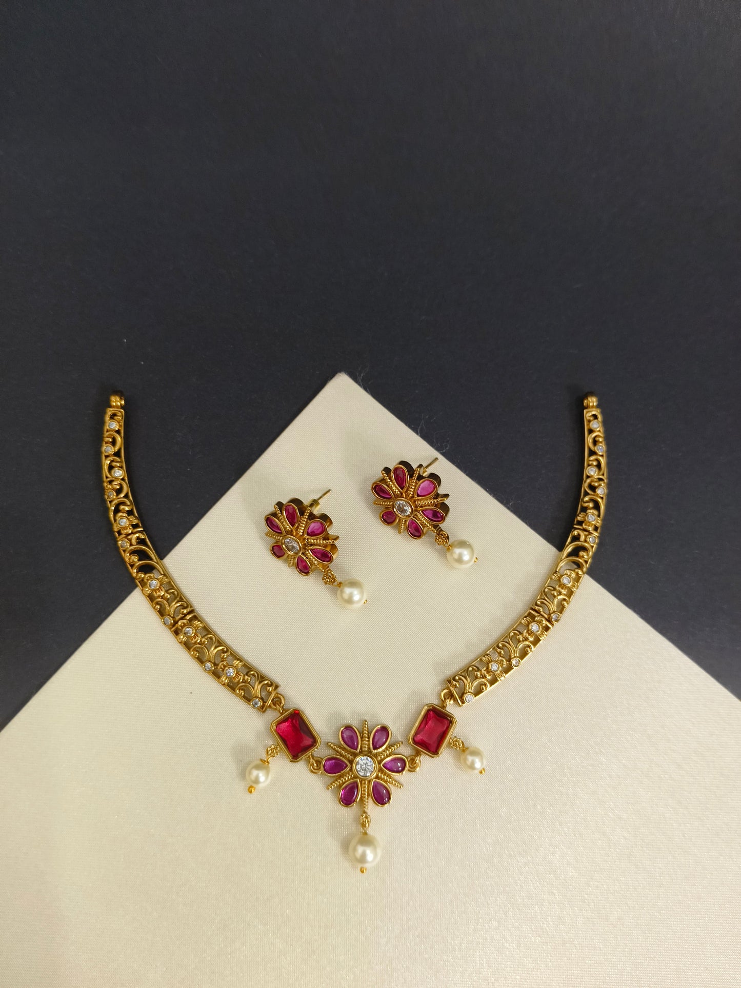 Floral Fantasy Necklace Set