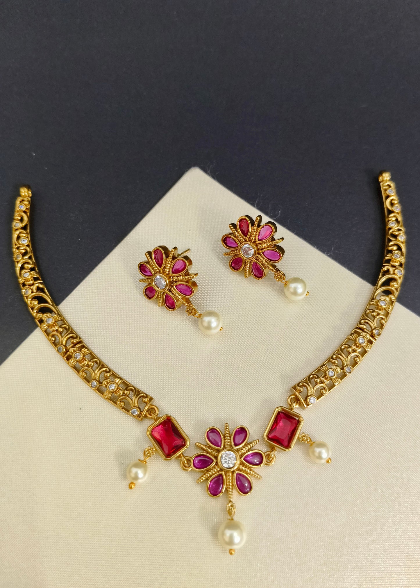 Floral Fantasy Necklace Set