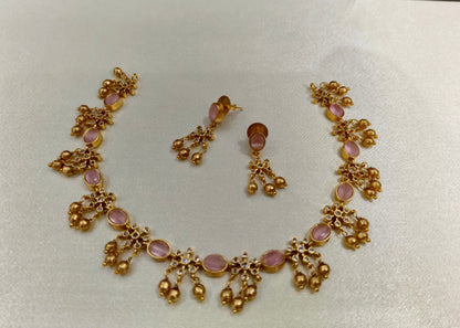 Pink Pastel Necklace Set