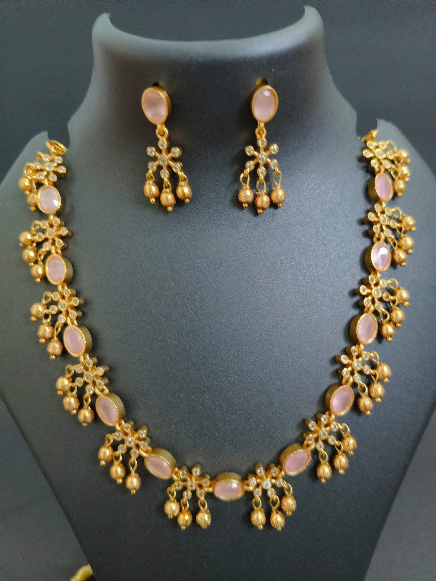 Pink Pastel Necklace Set