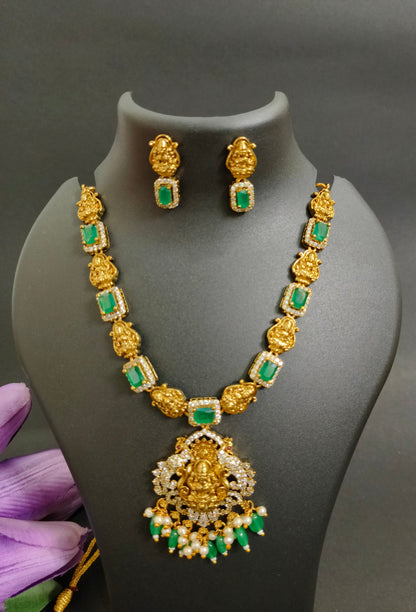 Gemstone Symphony Antique Necklace Set