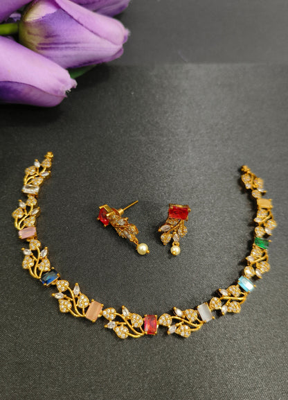 Rainbow Brilliance Necklace Set