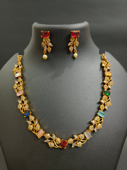 Rainbow Brilliance Necklace Set