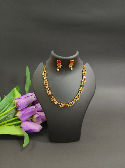 Rainbow Brilliance Necklace Set