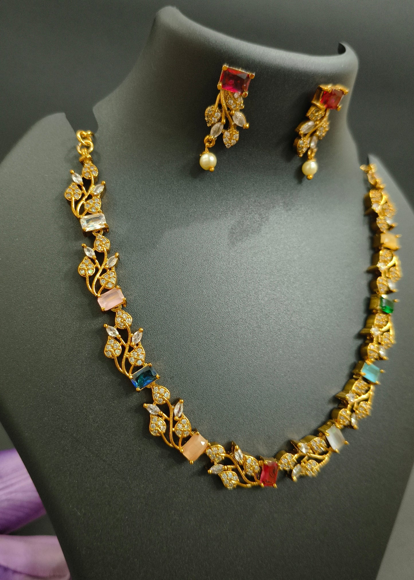 Rainbow Brilliance Necklace Set