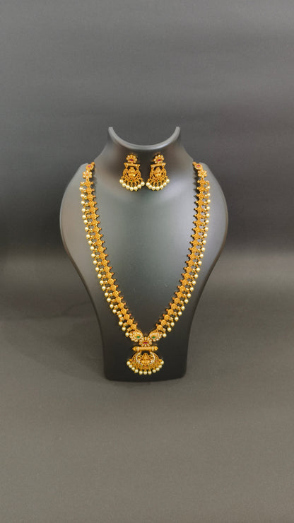 Divine Lakshmi Long Necklace Set