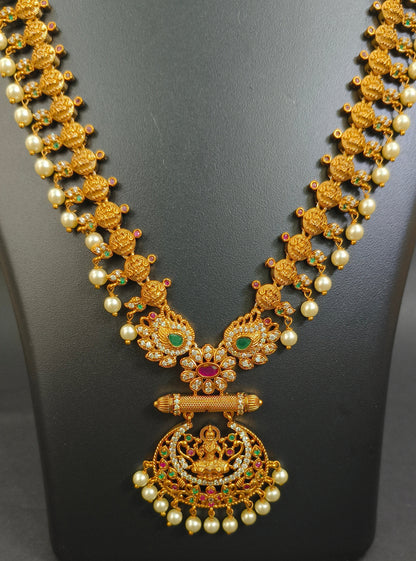 Divine Lakshmi Long Necklace Set