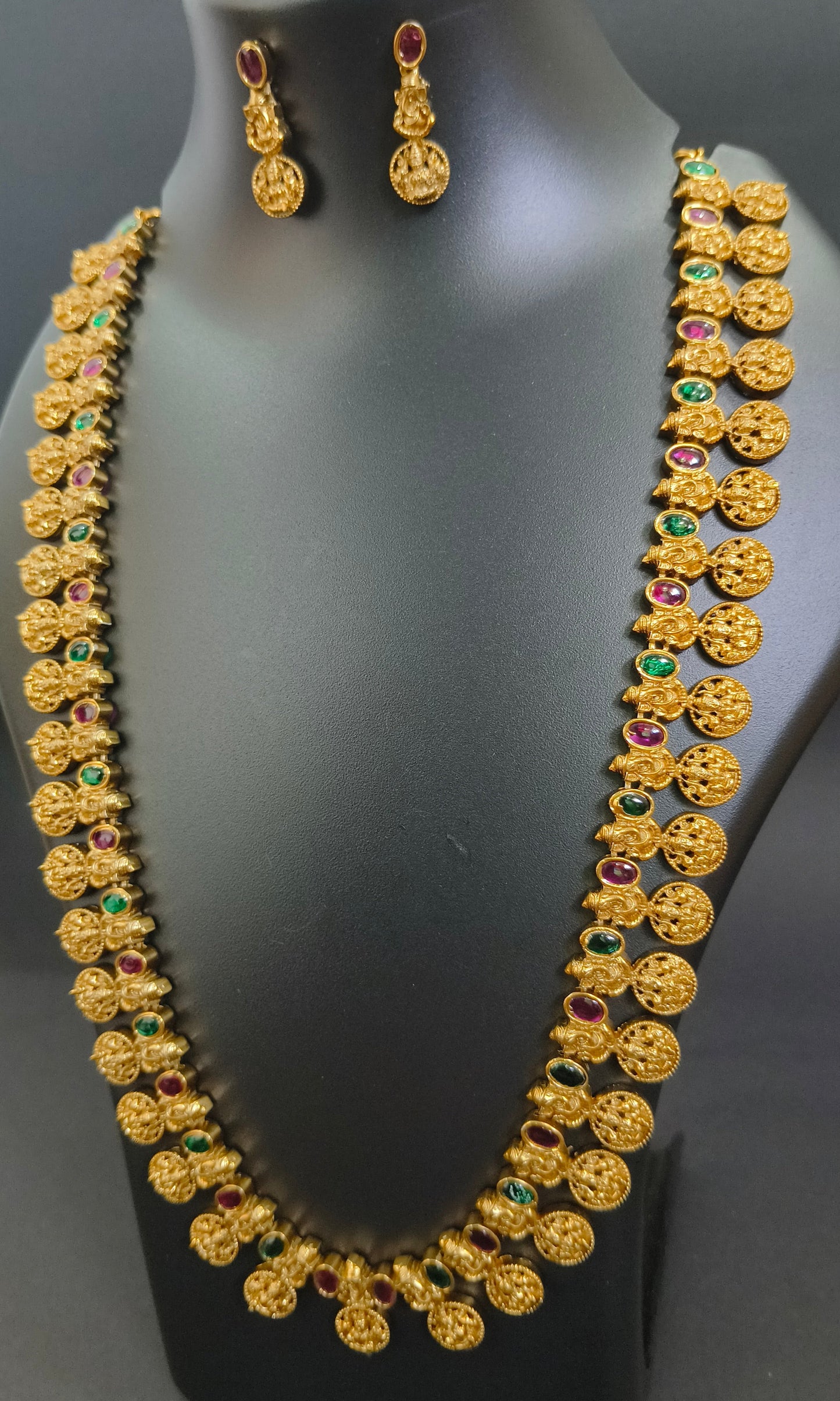 Traditional Indian Long Necklace Set