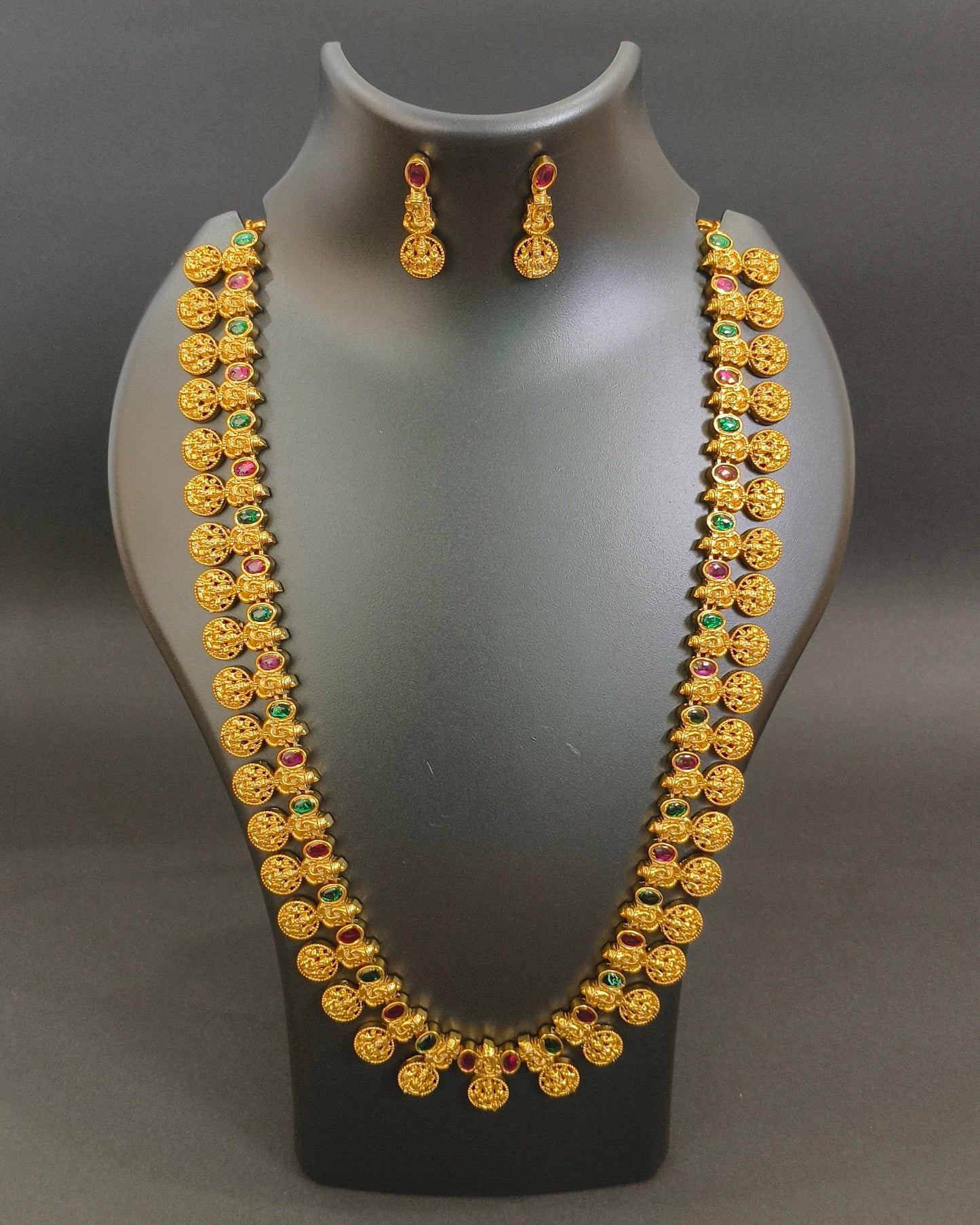 Traditional Indian Long Necklace Set