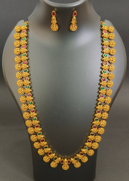 Traditional Indian Long Necklace Set