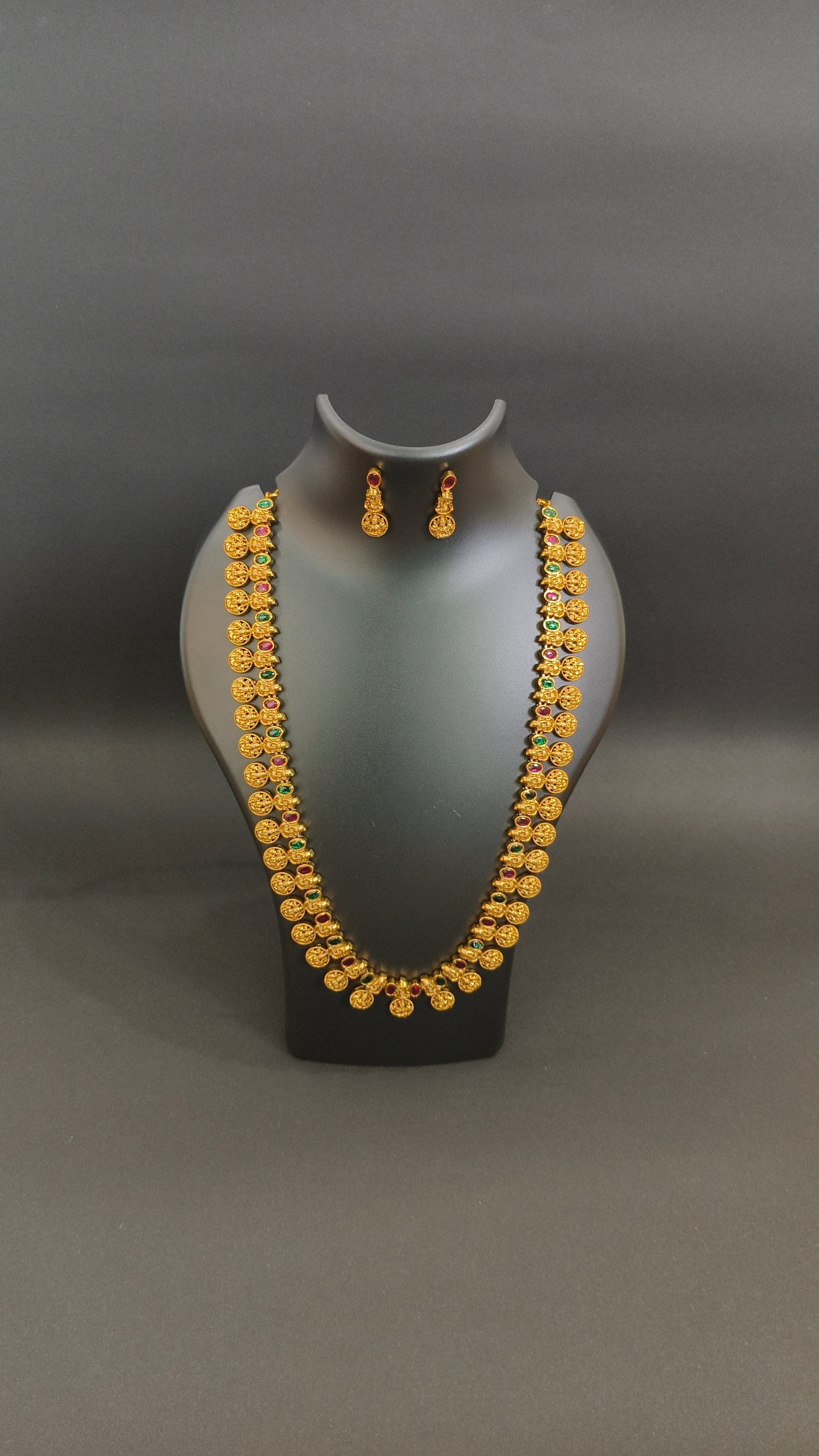 Traditional Indian Long Necklace Set