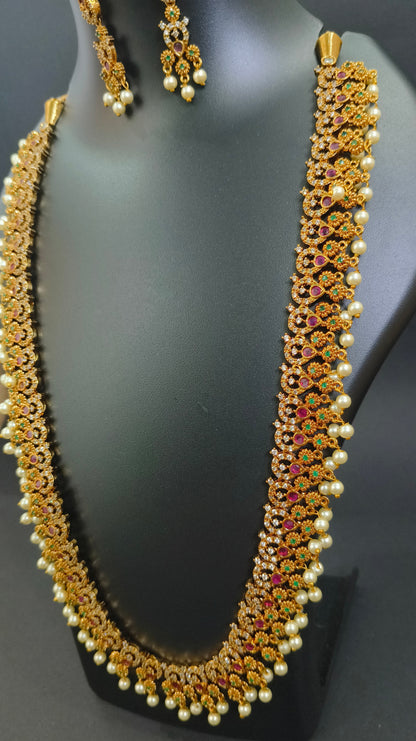 Intricate Elegance Long Necklace Set