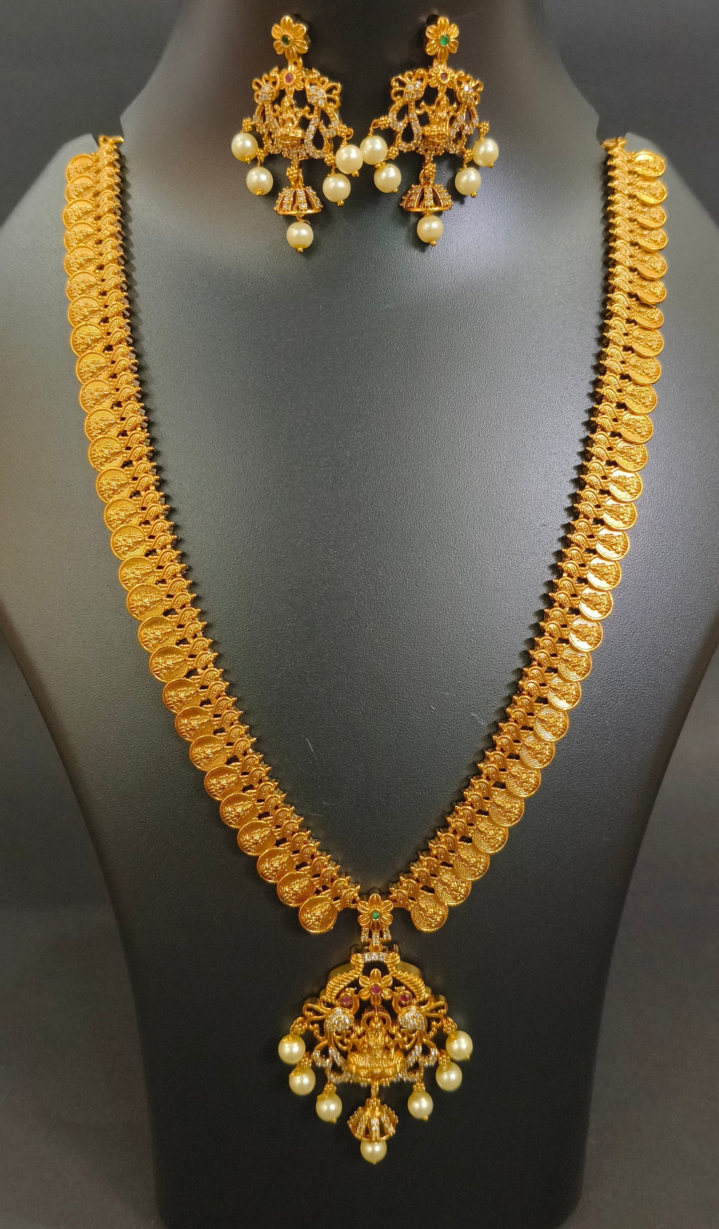 Royal Splendor Antique Long Necklace Set