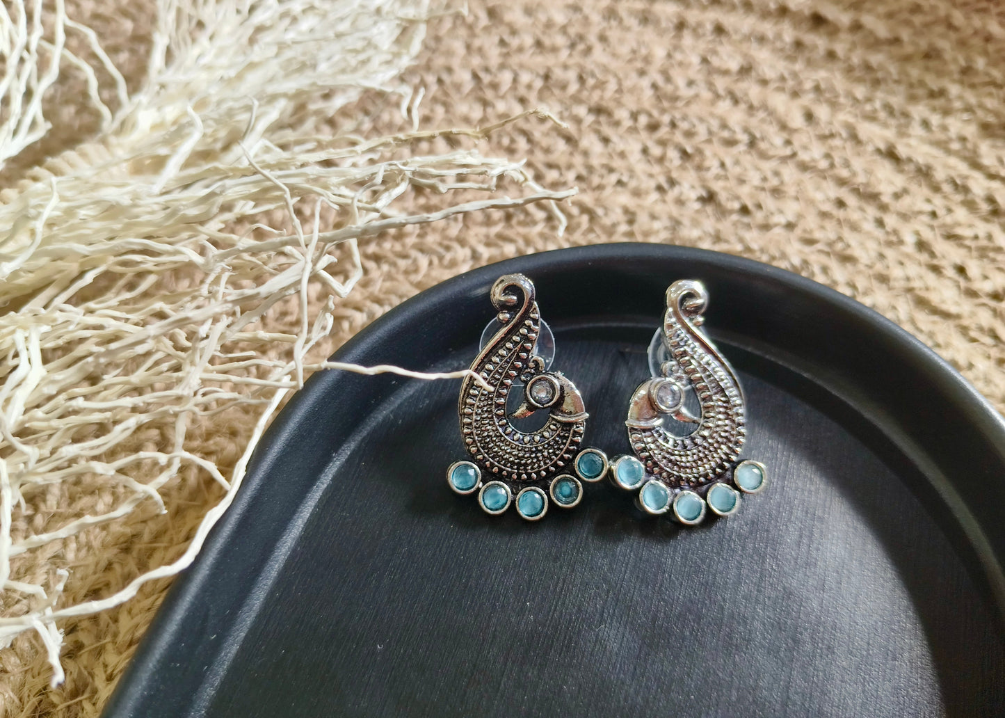 Pretty Peacocks Stud Earrings