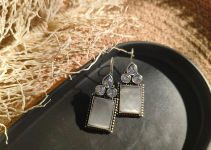 Grey Glam Earrings