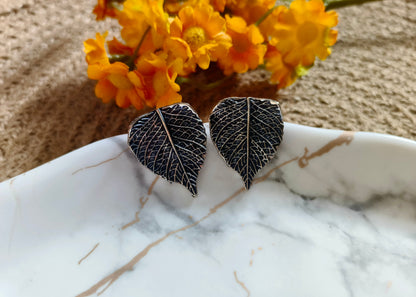 Leaf Stud Earrings