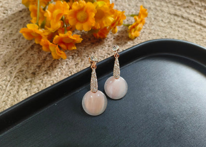 Ethereal Moonstone Earrings