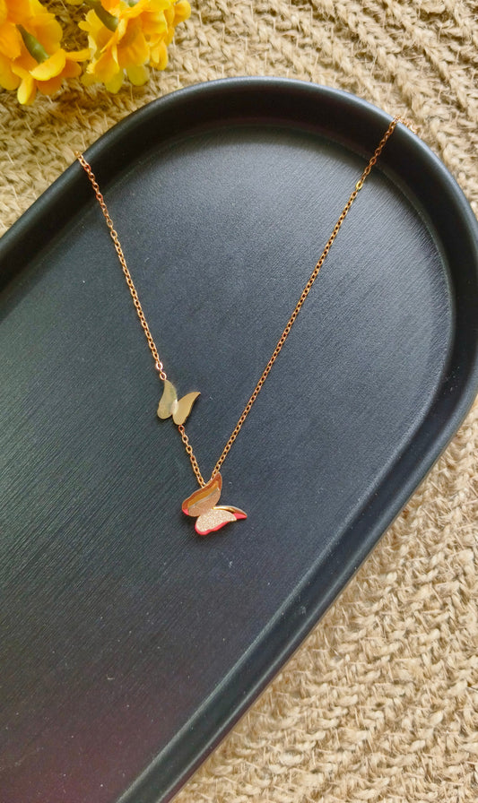 Fluttering Butterflies Necklace