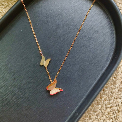 Fluttering Butterflies Necklace