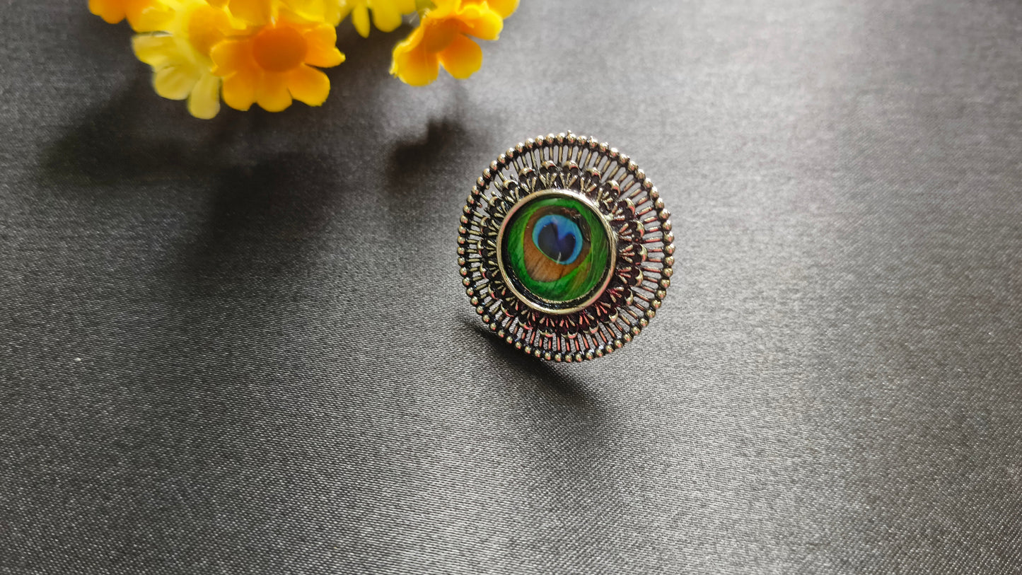 Peacock Majesty Ring